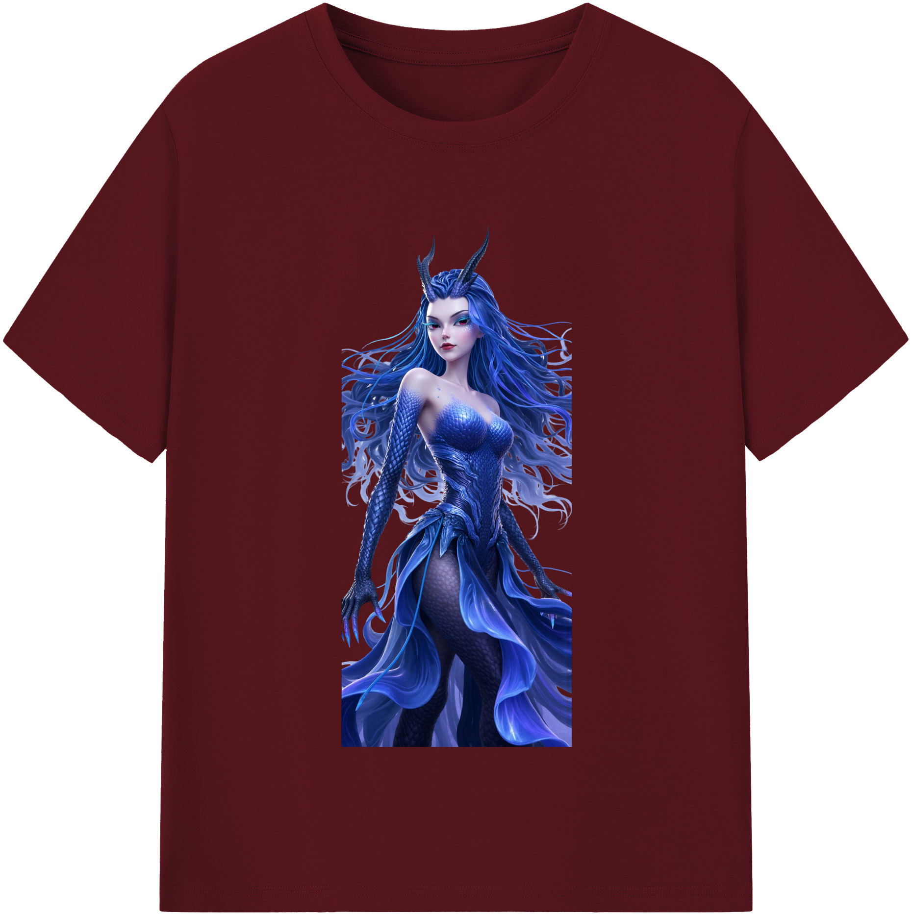 （画像用） Ne Zha 2 ナタ 魔童の大暴れ 綿100％半袖Tシャツ（フロントプリント）